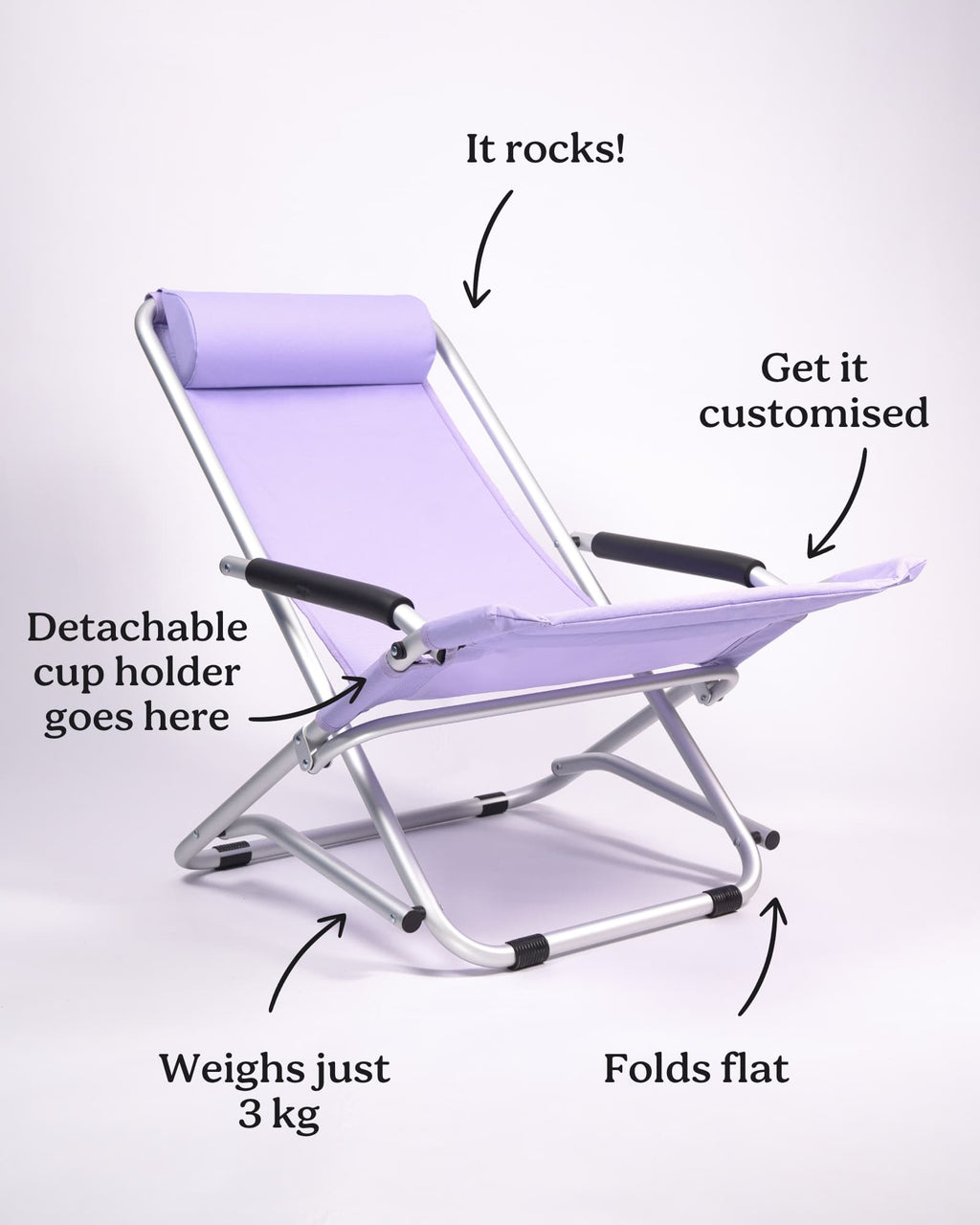 Happy Chap Chair - Lilac